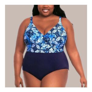plus size! Tummy slimming 1 piece swimsuit miracle